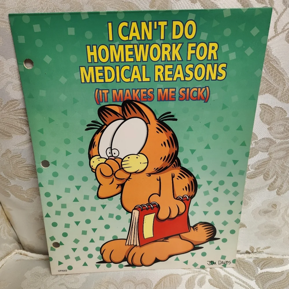 Mead vintage garfield